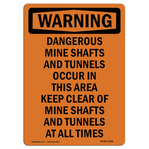 Dangerous Mine Shafts And Tunnels Occur