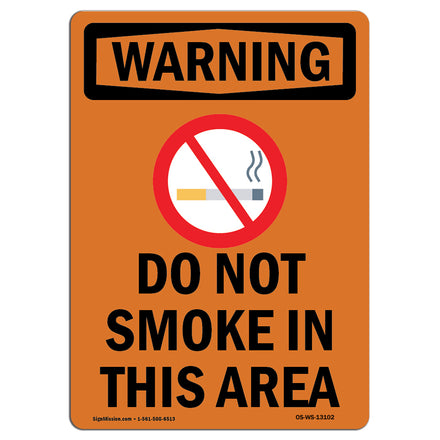 Do Not Smoke In This Area Bilingual