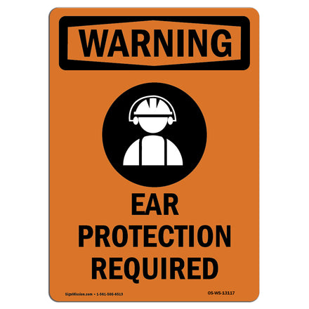 Ear Protection Required Bilingual