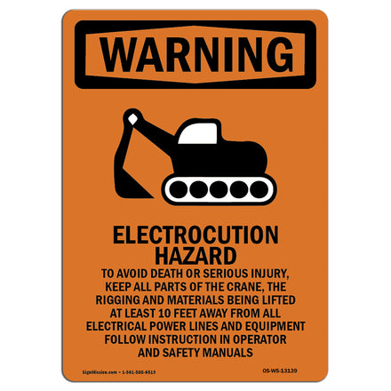 Electrocution Hazard Crane