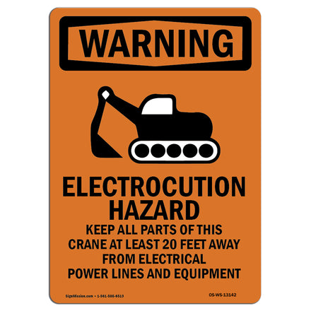 Electrocution Hazard Crane