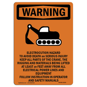 Electrocution Hazard Crane