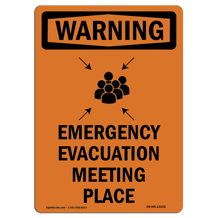 Emergency Evacuation Meeting Place With Symbol