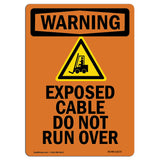 Exposed Cable Do Not With Symbol