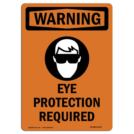 Eye Protection Required Bilingual