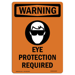 Eye Protection Required Bilingual