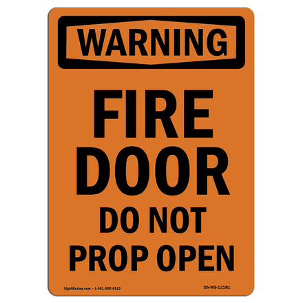 Fire Door Do Not Prop Open