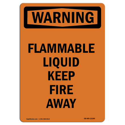 Flammable Liquid Keep Fire Away