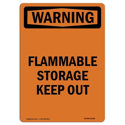 Flammable Storage Keep Out