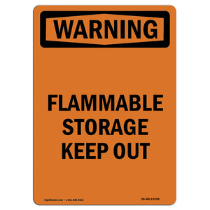 Flammable Storage Keep Out