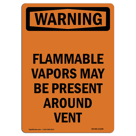 Flammable Vapors May Be Present Around Vent