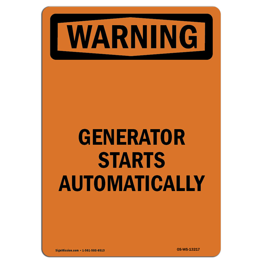 Generator Starts Automatically