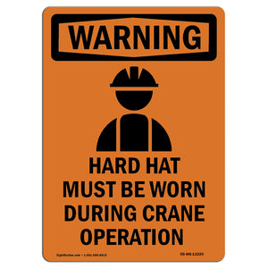 Hard Hat Worn During Crane Operation