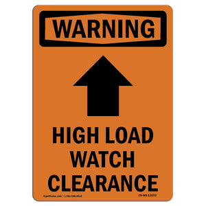 High Load Watch Clearance [Up Arrow] With Symbol