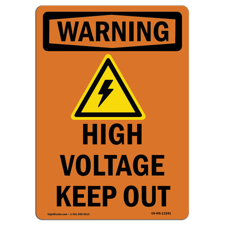 High Voltage Keep Out With Symbol