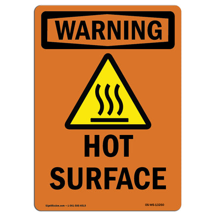 Hot Surface With Symbol