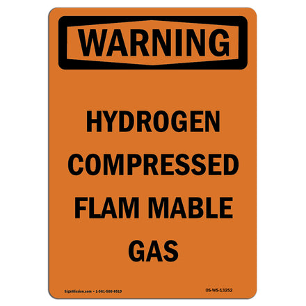 Hydrogen Compressed Flammable Gas