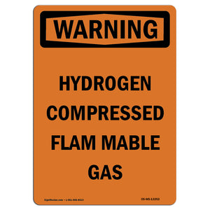 Hydrogen Compressed Flammable Gas