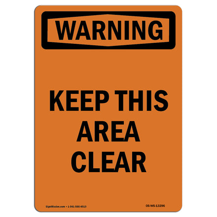 Keep This Area Clear