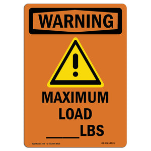 Custom Maximum Load - Lbs