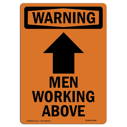 Men Working Above Bilingual