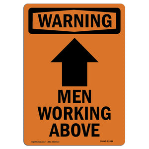 Men Working Above Bilingual