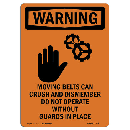 Moving Belts Can Crush