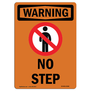 No Step With Symbol