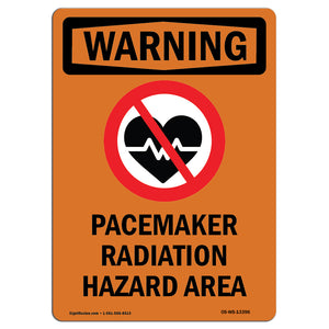 Pacemaker Radiation Hazard Area Bilingual