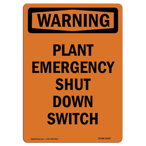 Plant Emergency Shut Down Switch