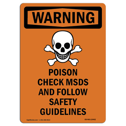 Poison Check MSDS Follow Safety Guidelines