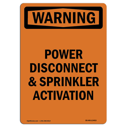 Power Disconnect And Sprinkler Activation