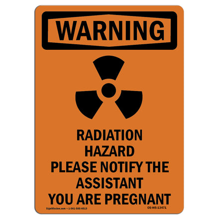 Radiation Hazard Please Notify With Symbol