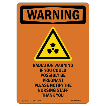 Radiation Warning If You Could With Symbol