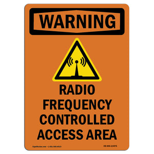 Radio Frequency Controlled Access Area With Symbol