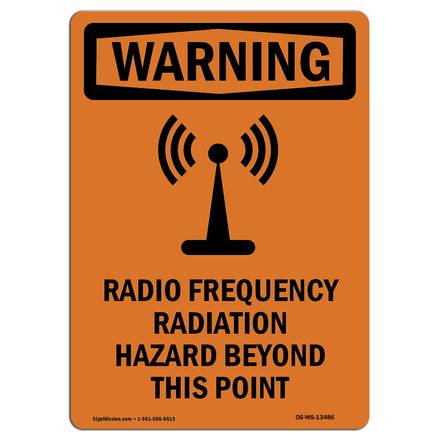 Radio Frequency Radiation Hazard Area