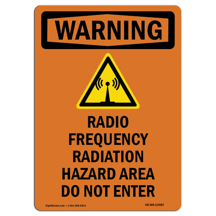 Radio Frequency Radiation Hazard Area