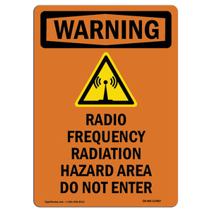 Radio Frequency Radiation Hazard Area