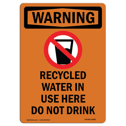 Recycled Water In Use Here Do Not Drink