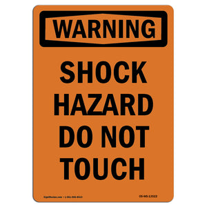 Shock Hazard Do Not Touch