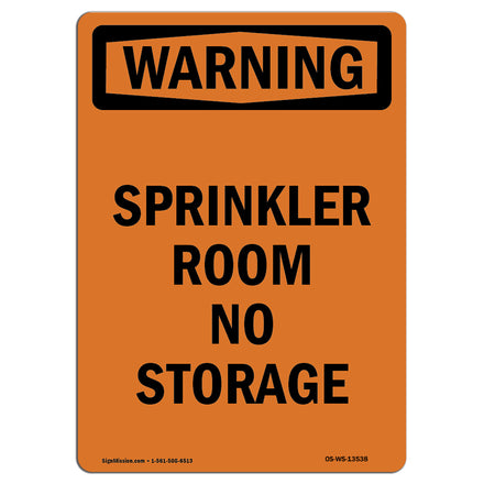 Sprinkler Room No Storage