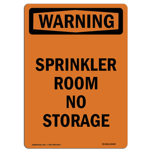 Sprinkler Room No Storage