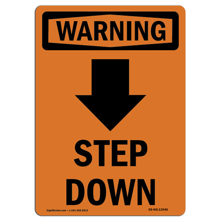 Step Down [Down Arrow] With Symbol