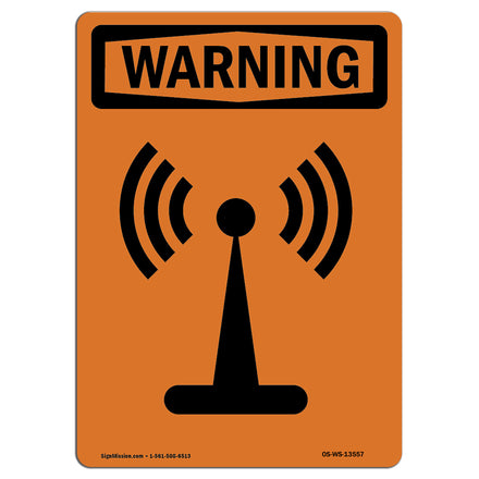 Symbol Only - Radio Frequency Hazard