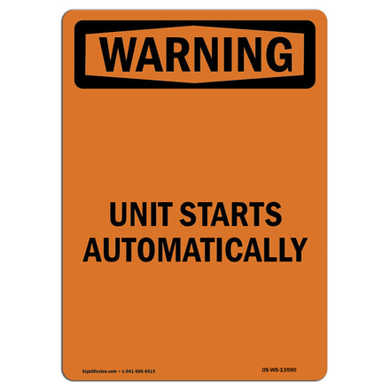 Unit Starts Automatically