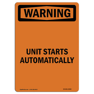 Unit Starts Automatically