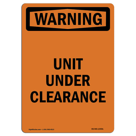 Unit Under Clearance