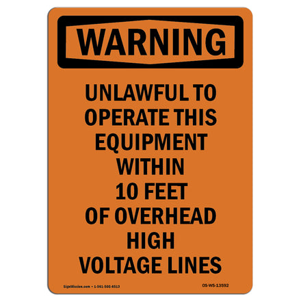 Unlawful To Operate This Equipment Within