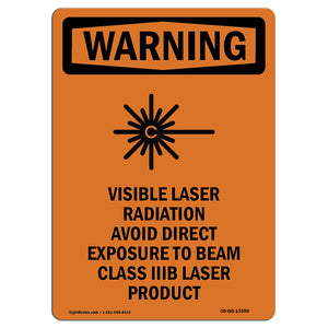 Visible Laser Radiation Avoid With Symbol