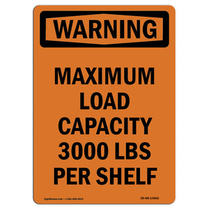 Maximum Load Capacity 3000 Lbs Per Shelf